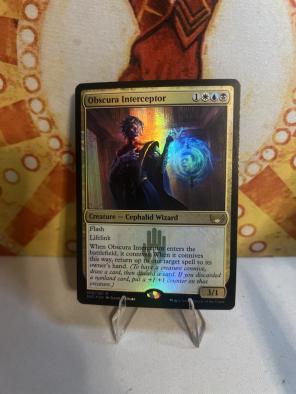 MTG Obscura Interceptor - Streets of New Capenna NM FOIL