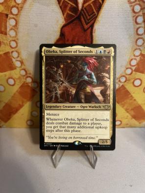 Magic The Gathering Obeka, Splitter of Seconds NEW NM Commander Card Non-Foil