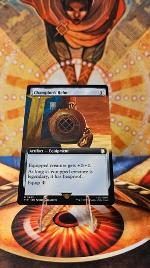 Champion's Helm (Extended Art) - Universes Beyond: Fallout