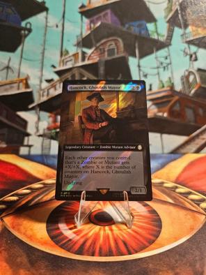 Hancock, Ghoulish Mayor (Extended Art) (Surge Foil) - Universes Beyond: Fallout