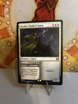 Realm-Cloaked Giant - Commander: Wilds of Eldraine (WOC)