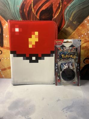 NEW Pokemon Card Binder - Dragonite Coin Archaludon Sealed Blister 2 Booster Pac