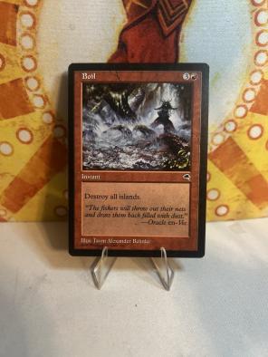 MTG English version Boil (TMP)