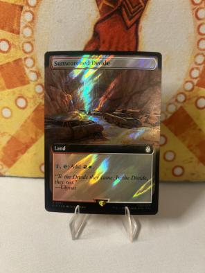 Sun scorched Divide extended art surge foil
