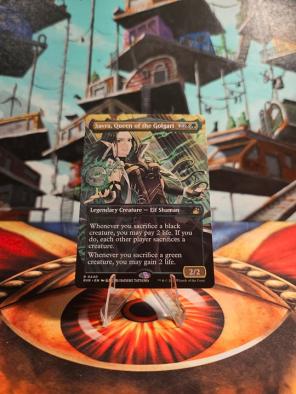 Savra, Queen of the Golgari (Anime Borderless) - Ravnica Remastered
