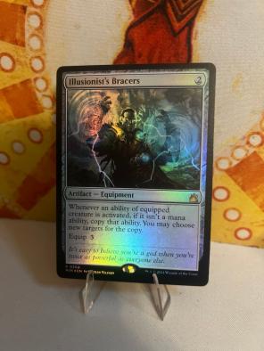 Illusionists bracers mtg FOIL