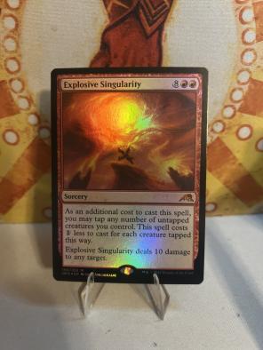 Mtg Explosive Singularity Foil