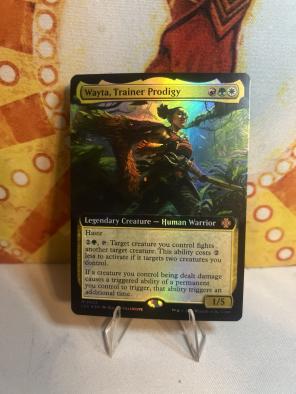 Magic The Gathering Wayta, Trainer Prodigy NEW Commander Card FULL ART FOIL