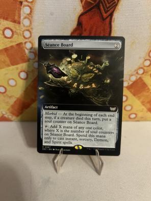 Seance Board (Extended Art) - Commander: Duskmourn: House of Horror