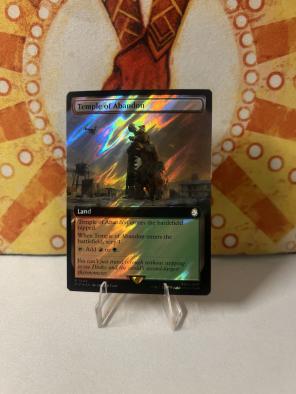 MTG- Temple of Abandon - SURGE FOIL -FALL OUT