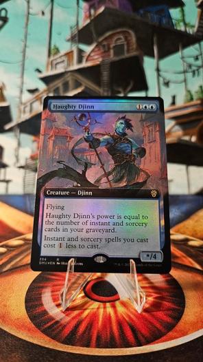 Haughty Djinn (Extended Art) - Dominaria United