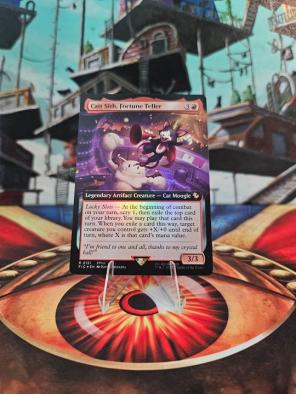 Cait Sith, Fortune Teller (Extended Art FOIL) - Commander: Final fantasy