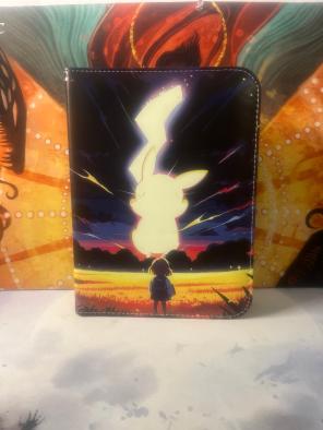 Pikachu Pokemon Inspired Trading Card Binder Album with 400 Card Sleeves